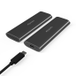 Boîtier externe Aisens M.2 (NGFF) pour SSD M.2 SATA/NVME vers USB3.1 GEN2 - Couleur grise Boîtier externe Aisens M.2 (NGFF) pour SSD M.2 SATA/NVME vers USB3.1 GEN2 - Couleur grise