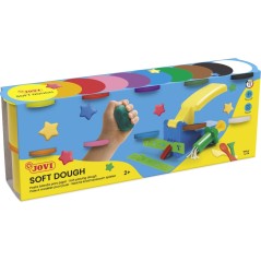 ✅ Jovi Soft Dough Blandiver Etui de 10 pots 110gr - Souple et flexible - Facile à pétrir et à mouler - Idéal en stock