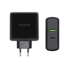 ✅ Aisens Chargeur pour Smartphone 48W 1x USB-C PD3.0 30W, 1x USB-A QC3.0 18W couleur en stock
