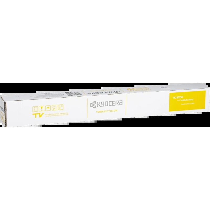 Kyocera TK8375 Cartouche de toner jaune d'origine - 1T02XDANL0/TK8375Y Kyocera TK8375 Cartouche de toner jaune d'origine - 1T02XDANL0/TK8375Y