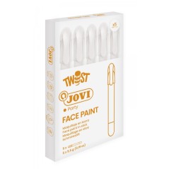 ✅ LOT de 5 Bâton de peinture pour le visage Jovi Twist - Hypoallergénique - À base d'eau - Application facile en stock