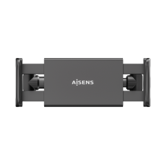 Aisens Support Voiture Réglable (1 Pivot) pour Appui-Tête Pour Téléphone / Tablette - Couleur Noir