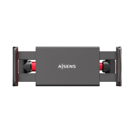 Aisens Support Voiture Réglable (1 Pivot) Pour Appui-Tête Pour Téléphone / Tablette - Couleur Rouge