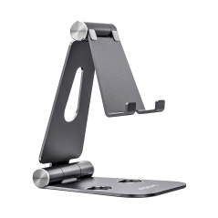 ✅ Aisens Support de Bureau Ajustable Taille XL (2 Pivots) pour Mobile / Tablette - Couleur Gris couleur en stock