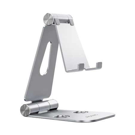 ✅ Aisens Support de Bureau Taille XL Réglable (2 Pivots) pour Mobile / Tablette - Couleur Argent couleur en stock