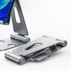 ✅ Aisens Support de Bureau Taille XL Réglable (2 Pivots) pour Mobile / Tablette - Couleur Argent couleur en stock