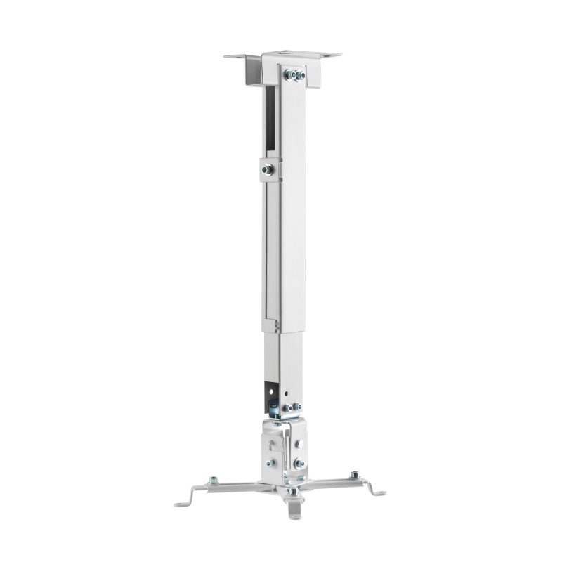 Aisens Support Plafond/Mur Universel Inclinable et Extensible pour Projecteur - Couleur Blanche