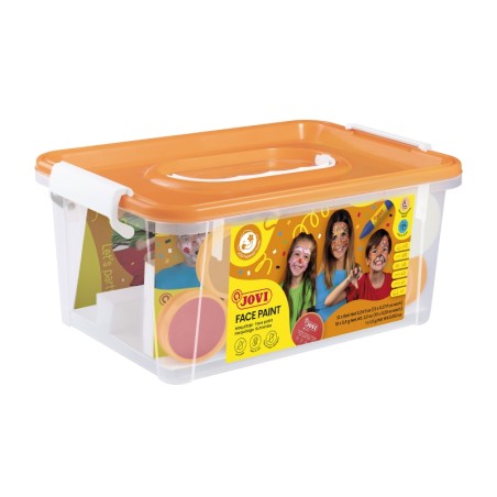 ✅ Jovi Malle de maquillage scolaire avec 12 flacons assortis de 8 ml + accessoires - Grand assortiment de couleu en stock