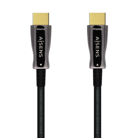 Aisens Câble HDMI V2.1 AOC (Câble Optique Actif) Fibre Optique Ultra Haut Débit UHS 8K@60Hz 4K@120Hz 4:4:4 48Gbps - A/MA/M