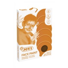 ✅ Jovi Etui de 6 Flacons Crème de Maquillage 8 ml - Hypoallergénique - Base grasse - Application facile - Exce en stock