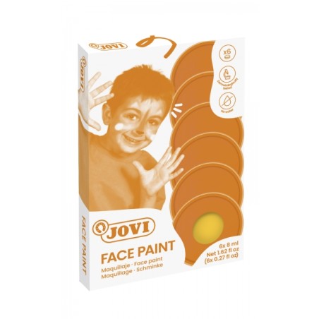 ✅ Jovi Coffret de 6 Pots de Maquillage Crème - Hypoallergénique - Base Huileuse - Application Facile - Excelle en stock