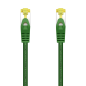 Aisens Câble Réseau Patch Cord RJ45 LSZH Cat.7 600 MHz S/FTP PIMF AWG26 - 25cm - Couleur Vert