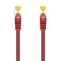 Cordon de raccordement pour câble réseau Aisens RJ45 LSZH Cat.7 600 MHz S/FTP PIMF AWG26 - 2.0M - Couleur rouge