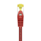 Cordon de raccordement pour câble réseau Aisens RJ45 LSZH Cat.7 600 MHz S/FTP PIMF AWG26 - 2.0M - Couleur rouge