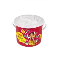 ✅ Jovi Super Bucket Pack 6 Comprimés de Pâte à Modeler 50gr + Accessoires - Pâte Végétale - Ne sèche pas en stock