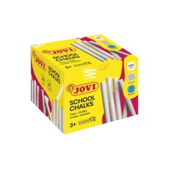 â Jovi Classcolor BoÃ®te de 100 craies blanches anti-poussiÃ¨re - Compactes - Sans poussiÃ¨re - MatiÃ¨res premiÃ en stock