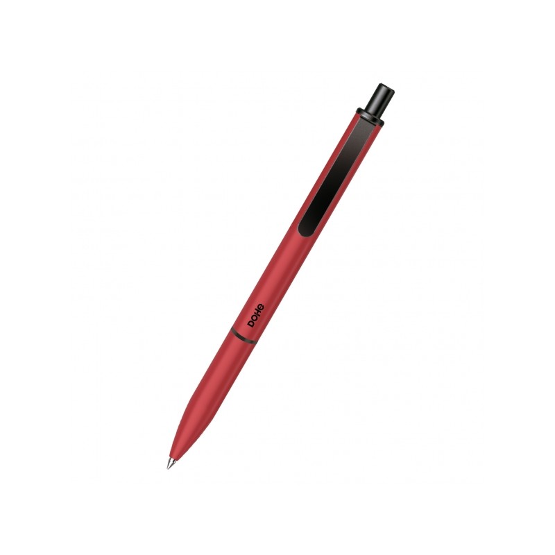Stylos fins 0,5 mm aluminium bordeaux | Dohe Elegance - Pack de 4