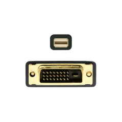 Câble Convertisseur Aisens Mini Displayport vers DVI - Mini DP/M-DVI/M - 2.0M - Couleur Noir