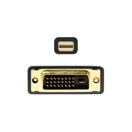 Câble Convertisseur Aisens Mini Displayport vers DVI - Mini DP/M-DVI/M - 2.0M - Couleur Noir