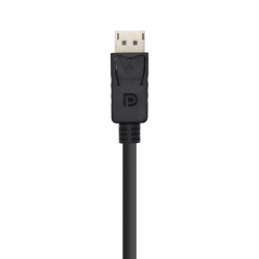 Aisens Câble Displayport V1.2 4K@60Hz - DP/M-DP/M - 10m - Couleur Noir