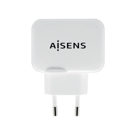 ✅ Aisens Chargeur USB 17W 5V/3.4A - 2xUSB avec Contrôle AI - Couleur Blanche couleur en stock