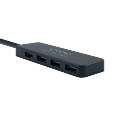 Aisens HUB USB 3.0 - Type A Mâle vers 4xType A Femelle - 30cm Noir, Mu