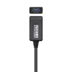 Câble d'extension Aisens USB 3.0 avec amplificateur - Type A/MA/H - 5,0 m - Couleur noire
