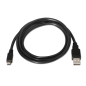 Câble USB 2.0 Aisens - Type A Mâle vers Micro B Mâle - 0.8m - Couleur Noir