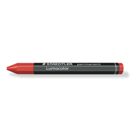 LOT de 12 Staedtler Lumocolor Permanent Omnigraph 236 Cire permanente hexagonale - Résistant à l'eau - Diamètre 12 mm environ