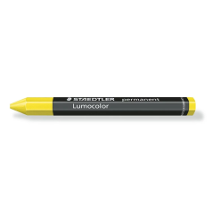 LOT de 12 Staedtler Lumocolor Permanent Omnigraph 236 Cire permanente hexagonale - Résistant à l'eau - Diamètre 12 mm environ