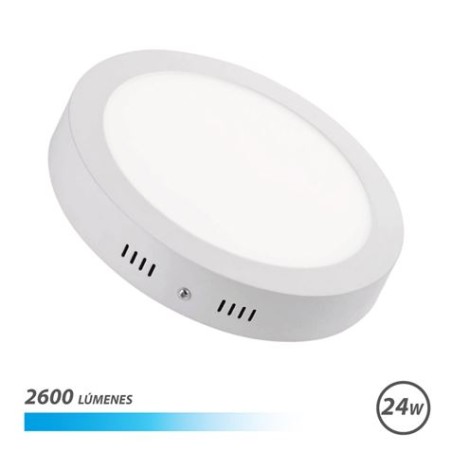 ✅ Downlight Circulaire Elbat sur Mur LED 24W Lumière Blanche - Couleur Blanche couleur Blanc en stock