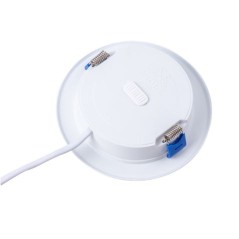 Downlight Circulaire Elbat 18W - 1440Lm - Sélecteur 3 Températures + Support Mural - Couleur Blanc