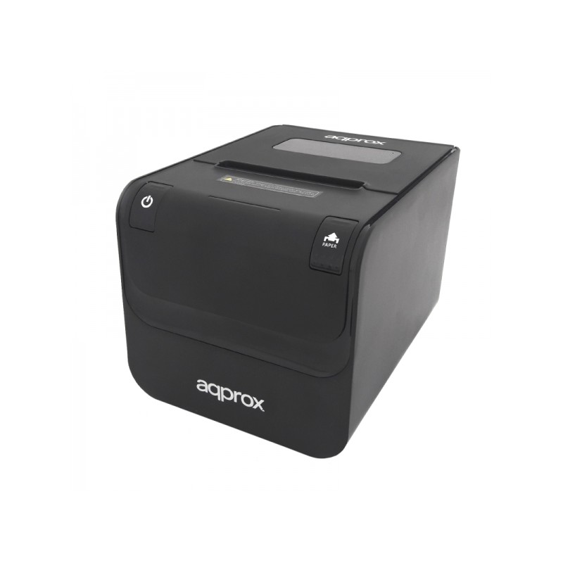 Imprimante thermique de reçus WiFi APPROX - Résolution 203 dpi - Vitesse 250 mm/s - USB, RJ11 - Coupe automatique et coupe