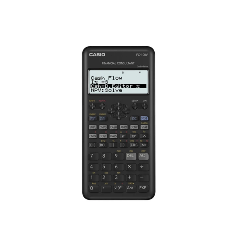 Calculatrice financière Casio FC-100V écran LCD Calculatrice financière Casio FC-100V écran LCD