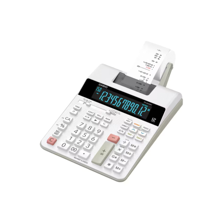 Calculatrice imprimante Casio blanche