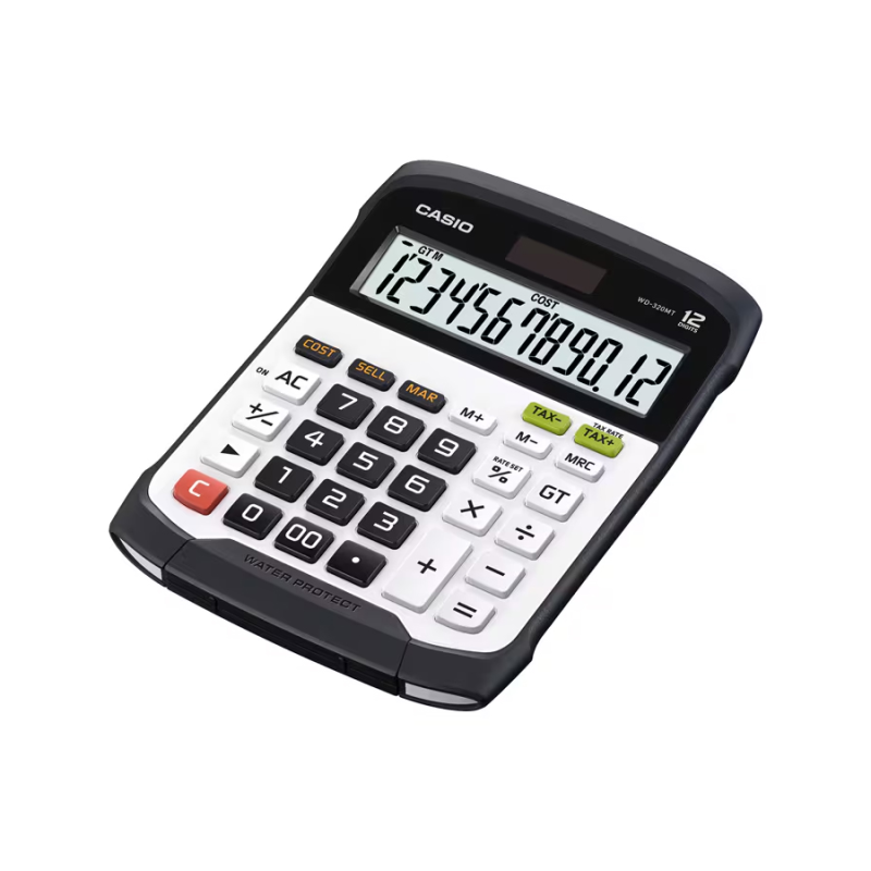 Calculatrice Casio WD-320MT-W-EC 12 chiffres grand écran