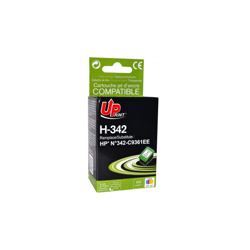 Cartouche encre UPrint compatible HP 342 couleur