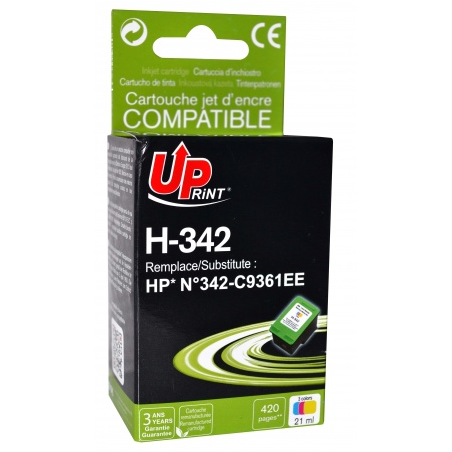 ✅ Cartouche encre UPrint compatible HP 342 couleur couleur couleur en stock