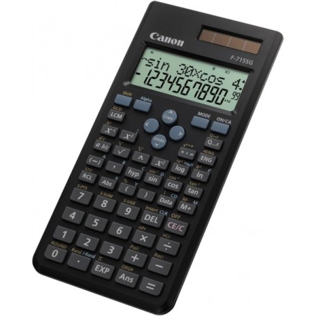 Calculatrice scientifique Canon F-715SG noir écran 2 lignes