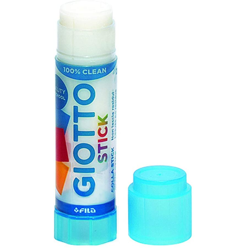 LOT de 20 Giotto Stick Bâton de colle moyen - Capacité de 20 g - Sans solvant - Séchage rapide - Convient à un usage scolaire