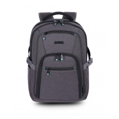 Sac à dos de voyage Urban Factory Heavee Green pour ordinateur portable 15,6 pouces - Écologique - Gris