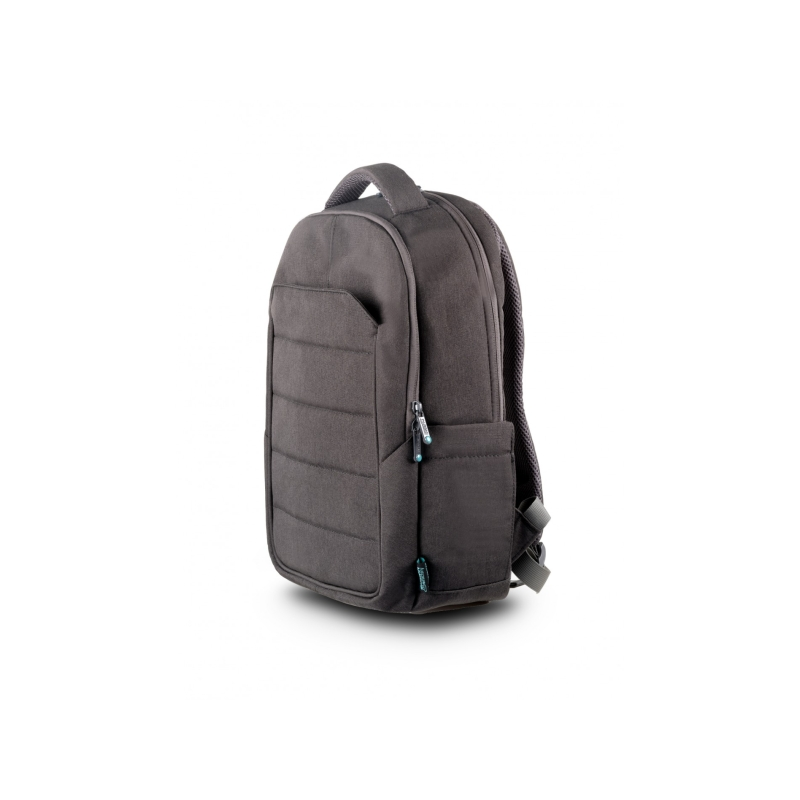 Sac à dos Urban Factory Greenee pour ordinateur portable 15,6" - Écologique - Double compartiment - Gris