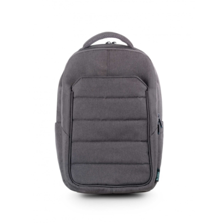 Sac à dos Urban Factory Greenee pour ordinateur portable 15,6" - Écologique - Double compartiment - Gris