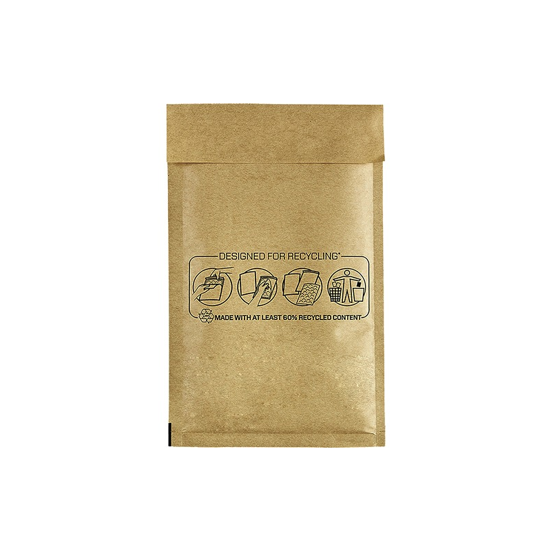 Bankers Box Pack de 100 Sacs à Bulles Rembourrés - Mesure 120x210mm - Bulles Internes pour Amorti - Idéal pour Produits