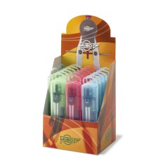 ✅ Faibo Présentoir de 20 Compas Scolaires - Adaptateur Universel - Comprend Tube de Plomb - Présenté dans un en stock