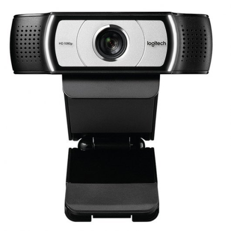 Logitech C930e Webcam HD 1080p - USB 2.0 - Microphones intégrés - Mise au point automatique - Angle de vision 90º