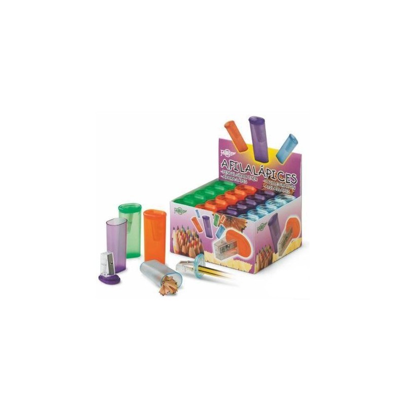 Taille-crayons 1 Trou Présentoir 20 - Faibo - Recyclable, Assortis

