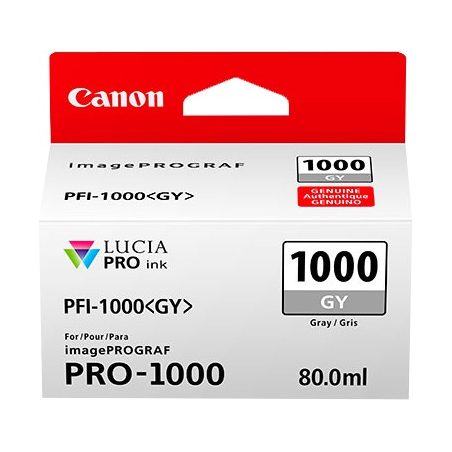 ✅ Canon Cartouche encre PFI-1000gy (0552C001) couleur gris en stock