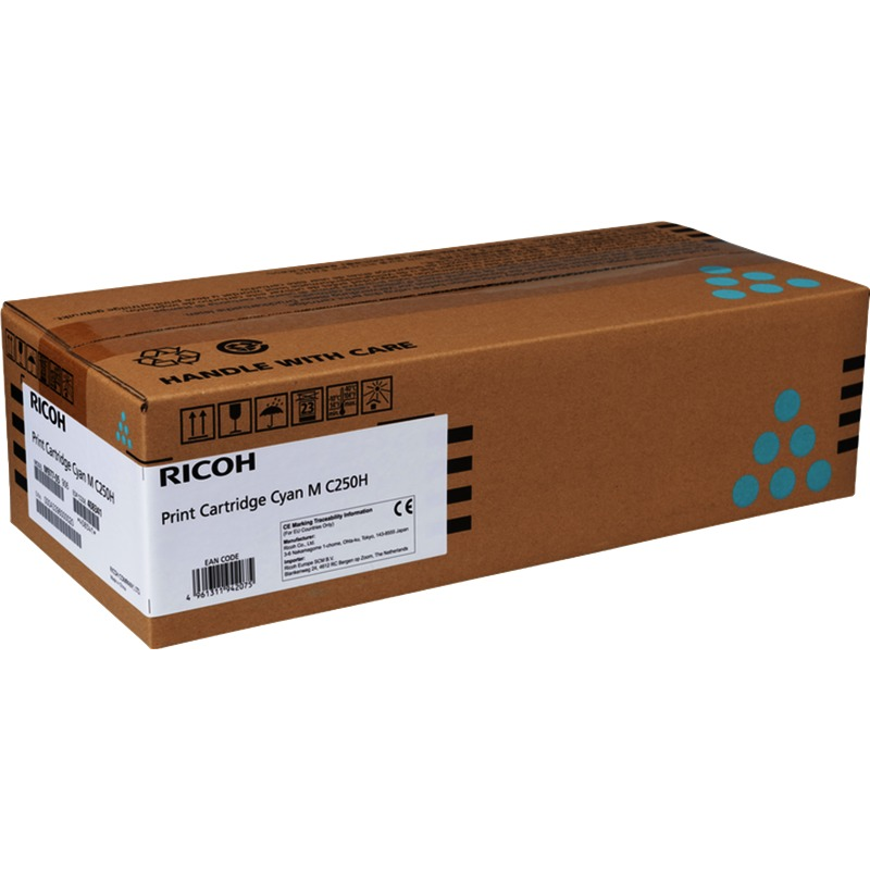 Ricoh toner 408341 (M C250H) cyan Ricoh toner 408341 (M C250H) cyan