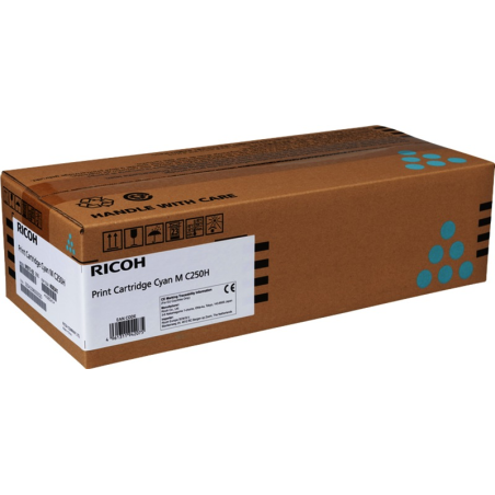 ✅ Ricoh toner 408341 (M C250H) cyan couleur cyan en stock